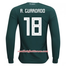 Maillot/Tenue Mexique A.Guardado 18 Domicile Coupe du monde 2018 Manche Longue
